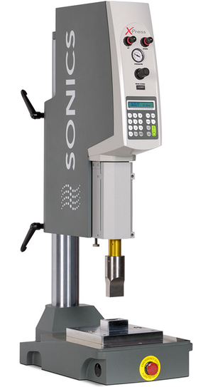 Sonics X-Press Model XPE & XPT 1200 & 2200 Ultrasonic Welding Machines (Digital Time) & (Digital Time and/or Constant Time)