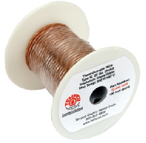 Tempco - Hi-Temp Thermocouple Wire, Stranded Lead Wire, & 900 °F Nickel Plated Terminals