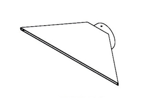 Tutco - SureHeat 300 x 4 mm Wide Flare Nozzle - (Push-Fit) - For Use With ø 62.5 mm Air Heaters & Hot Air Blower Systems