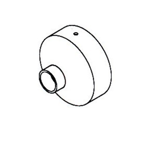 Tutco - SureHeat ø 21 mm High Flow Nozzle - (Push-Fit) - For Use With ø 62 mm Air Heaters & Hot Air Blower Systems