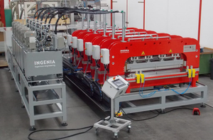 Ingenia Model RA Series Multiple Hinge Stamping/Embossing Machines - For Fabricating & Finishing Hinged Enclosures