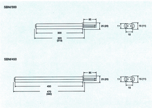 Version - Elstein SBM Long Oval Rod Infrared - Radiant Heater