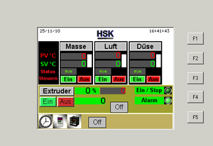 HSK-IE150 Industrial 230V & 400V Mounted Extruder