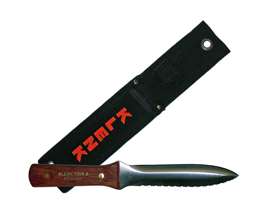 Klenk® Dual-Edge Duct Knife, Rosewood Handle - DA71000