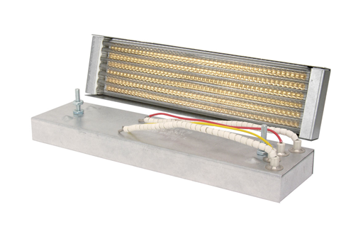Tempco - Series KTG Quartz Clear Mini-Tube Infrared Heaters - With Gold Coated Ceramic Backing